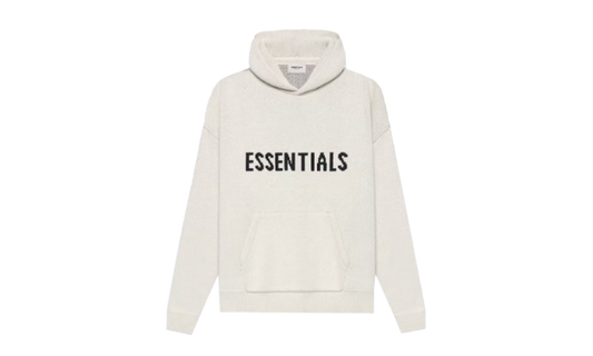 Fear of God Essentials Knit Pullover Hoodie Buttercream