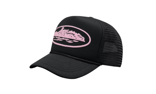 Corteiz Alcatraz Premium Trucker Hat Black/Pink