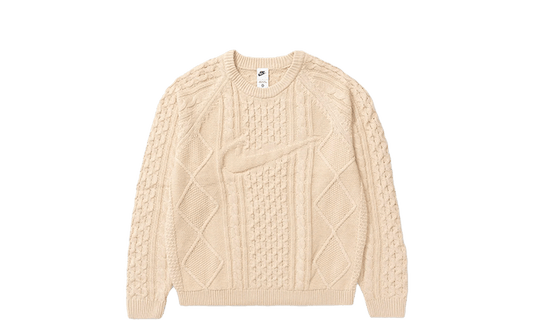 Life Cable Knit Sweater Rattan