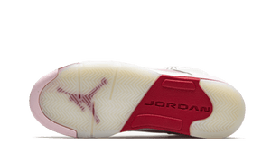 Air Jordan 5 Retro White Pink Red