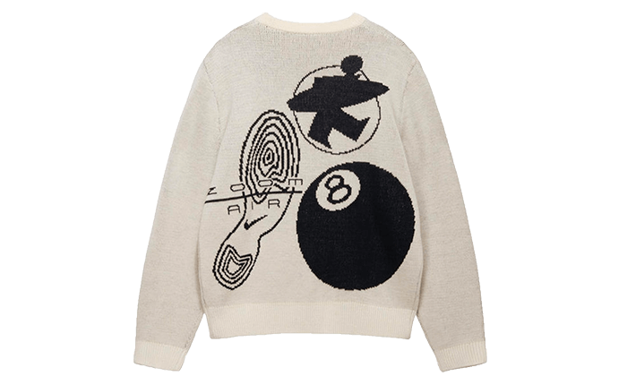 Stussy Knit Sweater Natural