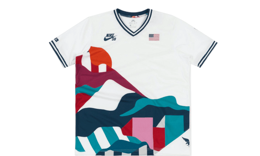 Parra USA Federation Kit Crew Jersey White Brave Blue