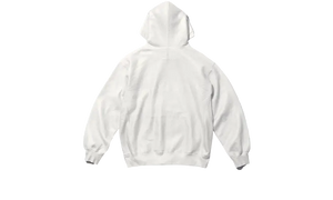 MM6 Maison Margiela Foil Box Logo Hooded Sweatshirt White
