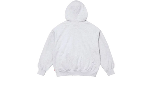 MM6 Maison Margiela Zip Up Hooded Sweatshirt Ash Grey