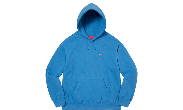 Small Box Hooded Sweatshirt Blue