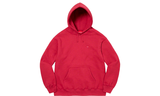Small Box Hooded Sweatshirt Dark Red
