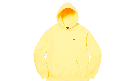 Small Box Hooded Sweatshirt Light Yellow