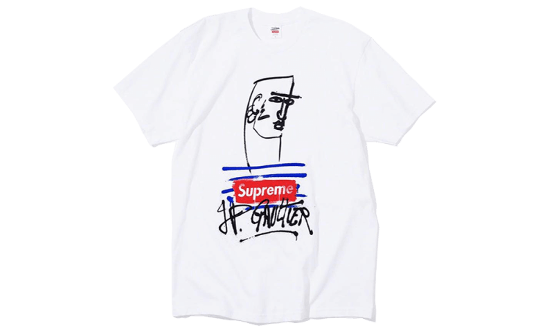 Tee-Shirt Jean Paul Gaultier Autoportrait White