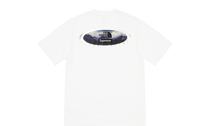 The North Face Lenticular Mountains Tee White