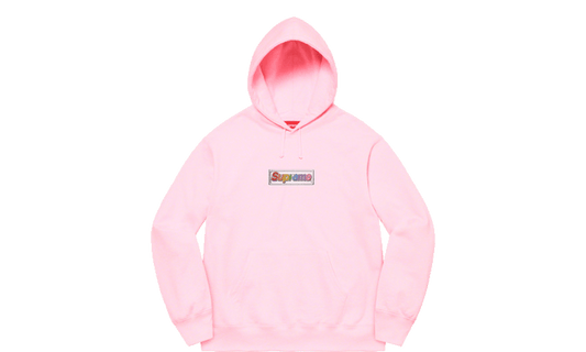 Bling Box Logo Hooded Sweatshirt Pink
