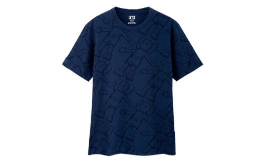 T-Shirt KAWS All Over Holiday Print Blue