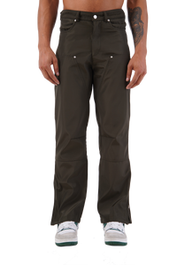 Dark Green Cargo Trousers