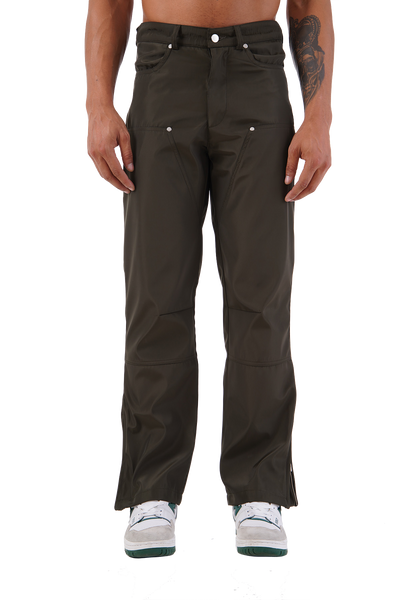 Pantalon cargo vert foncé