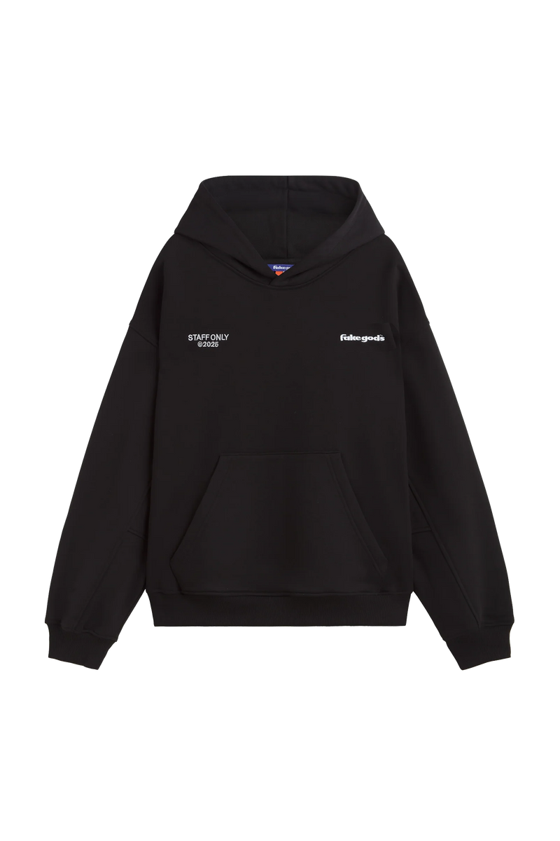 Sweat à capuche noir Fakegods Staff