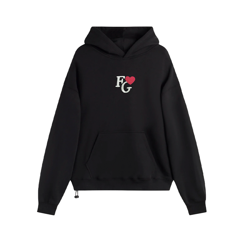 Fakegods Valentines Hoodie Black