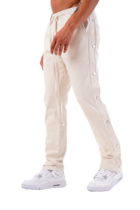 Champagne Cargo Popper Trousers