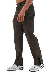 Dark Green Cargo Trousers