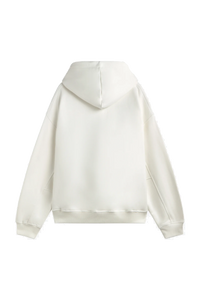 Sweat à capuche à logo solide Fakegods Crème