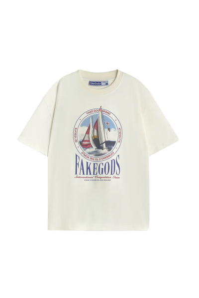 TEE-SHIRT DE COURSE REGATTA CRÈME