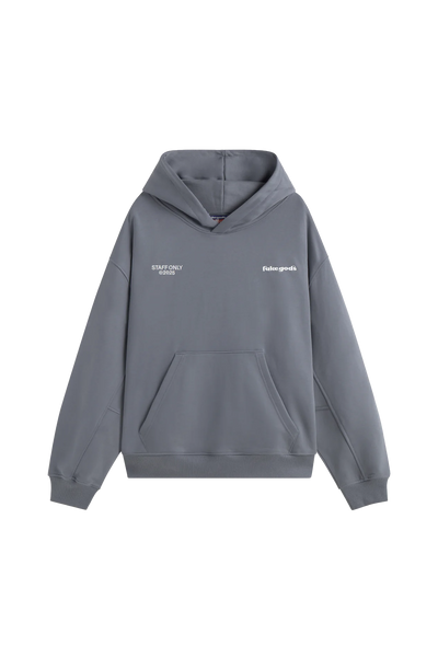 SWEAT À CAPUCHE PERSONNEL BLEU GRIS