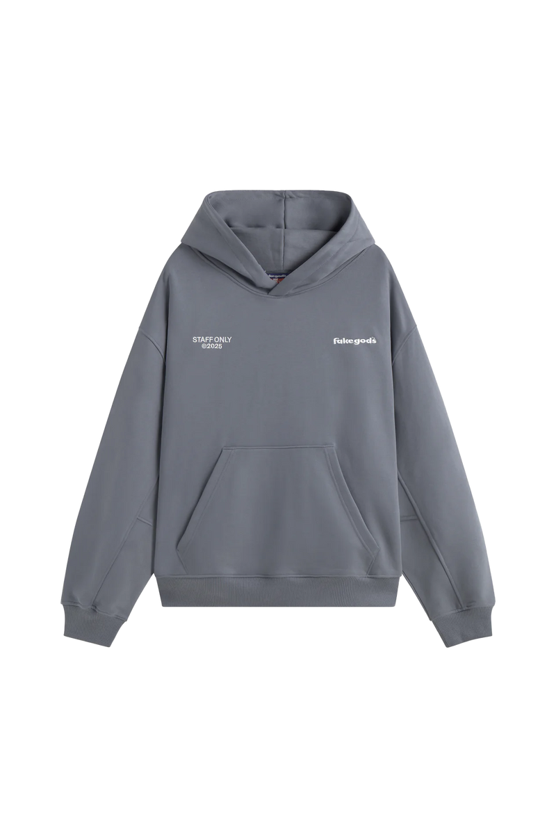 STAFF HOODIE BLUE GREY