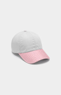 CAP NYLON GREY / PINK PYTHON