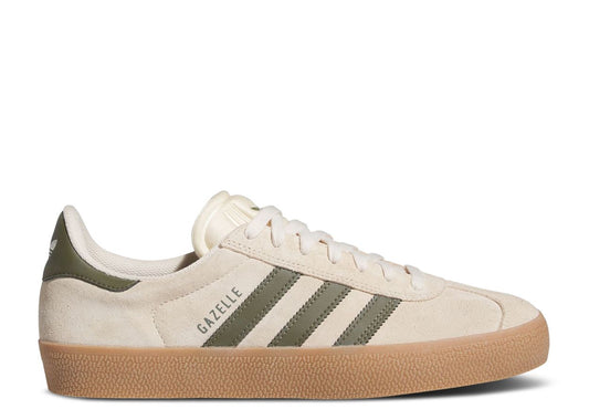 Adidas Gazelle ADV Ecru Tint Focus Olive (9864899789127)