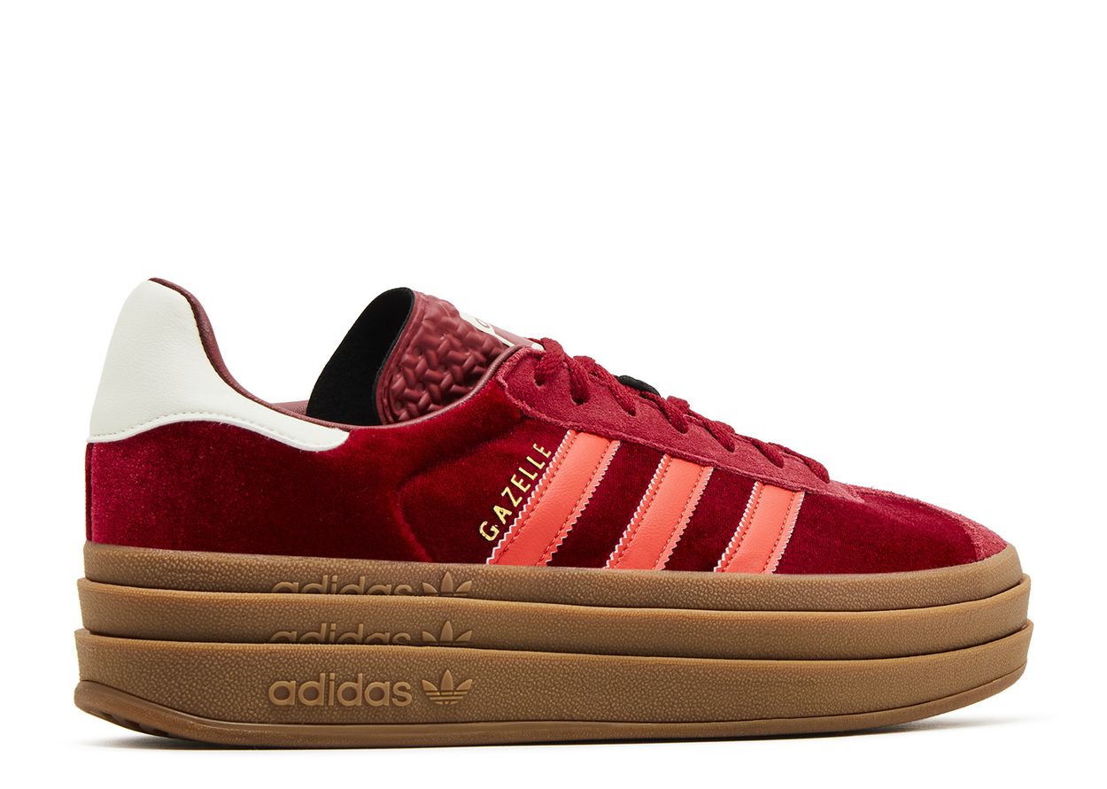 Adidas Gazelle Bold Bright Red Velvet (10004618805575)