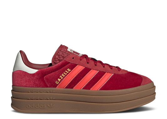 Adidas Gazelle Bold Bright Red Velvet (10004618805575)