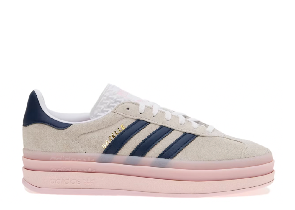 Adidas Gazelle Bold Clear Pink Night Indigo (9865035809095)