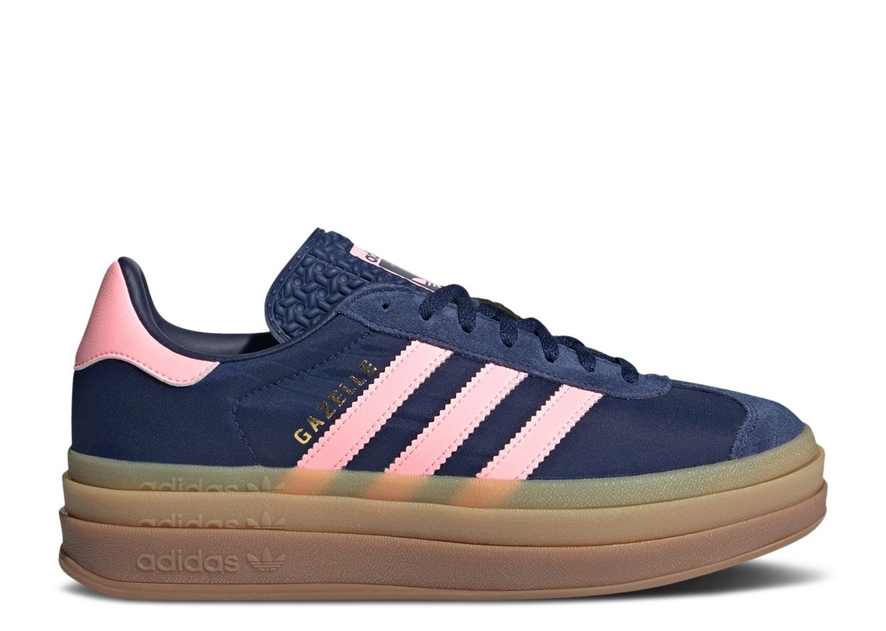 Adidas Gazelle Bold Dark Blue Pink Spark (9865118744903)