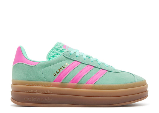 Adidas Gazelle Bold Pulse Mint Screaming Pink (9865141518663)