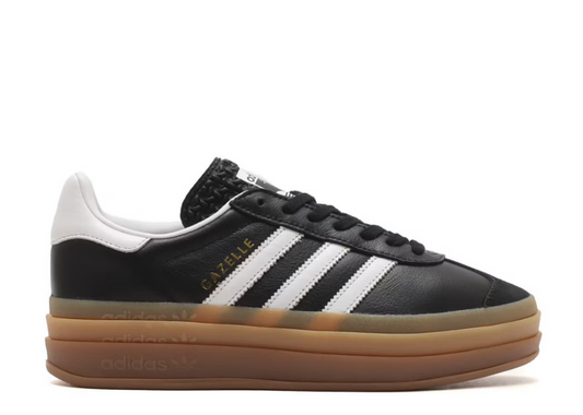 Adidas Gazelle Bold atmos Black White Gum (9865125364039)