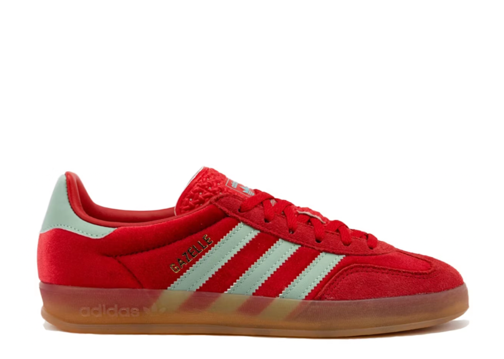 Adidas Gazelle Indoor Better Scarlet Hazy Green (9865041150279)