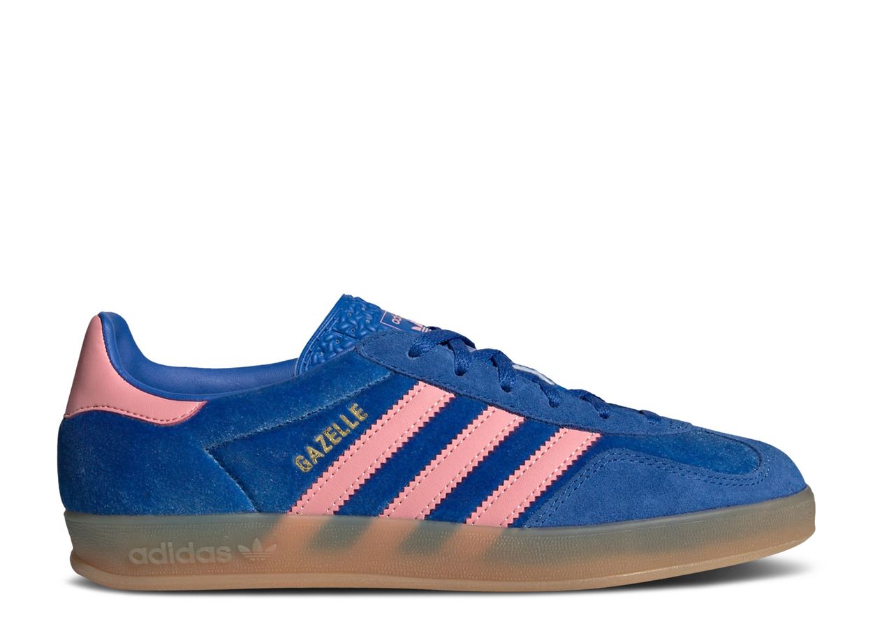 Adidas Gazelle Indoor Blue Semi Pink Spark (9864962441543)