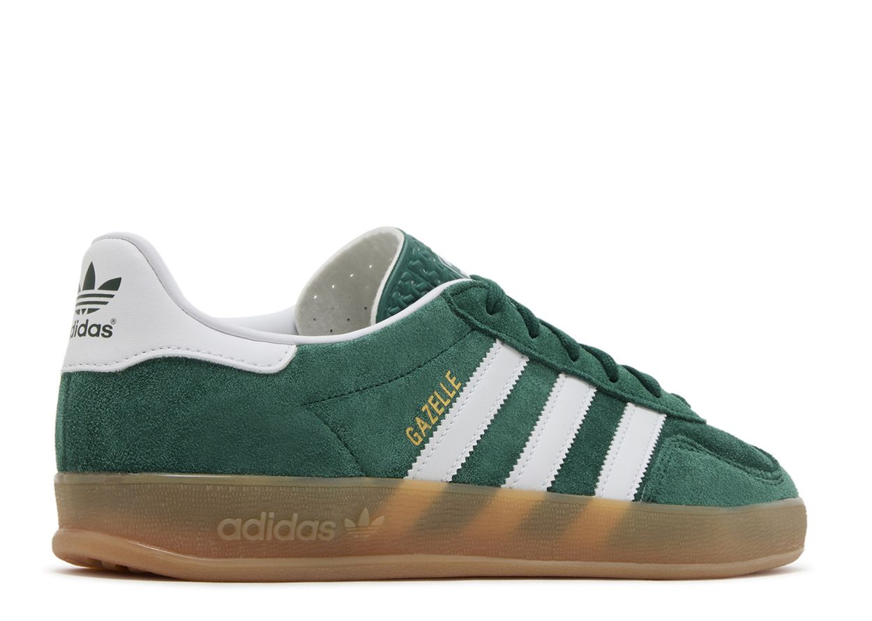 Adidas Gazelle Indoor Collegiate Green Cloud White Gum (9865079980359)