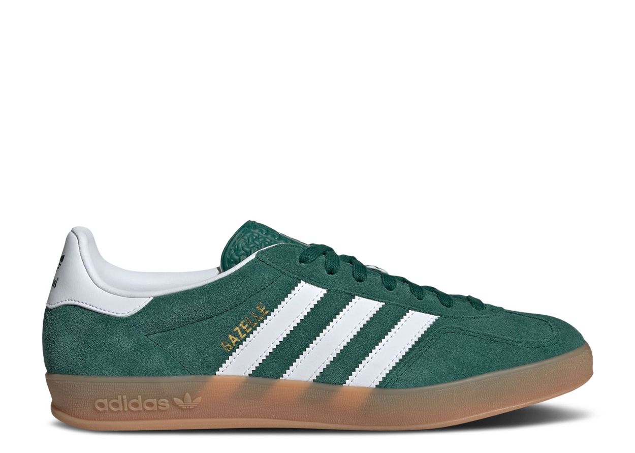 Adidas Gazelle Indoor Collegiate Green Cloud White Gum (9865079980359)