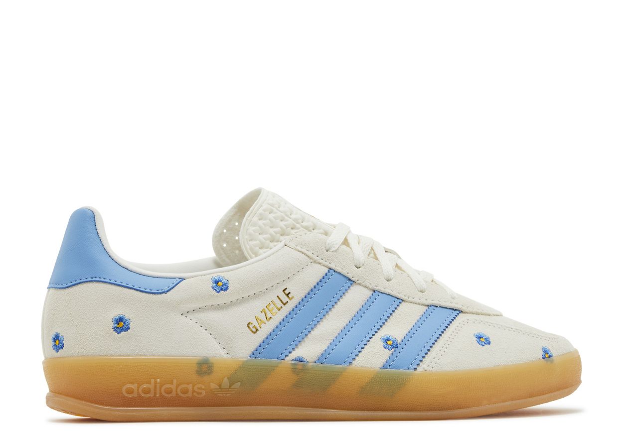 Adidas Gazelle Indoor Light Blue Floral (9864961753415)