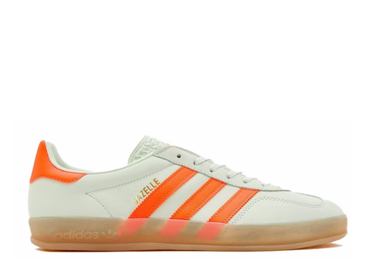 Adidas Gazelle Indoor Linen Green Solar Orange (9865100951879)