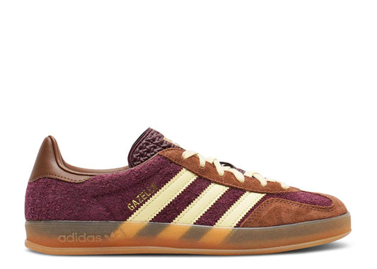 Adidas Gazelle Indoor Maroon Almost Yellow (9864972009799)