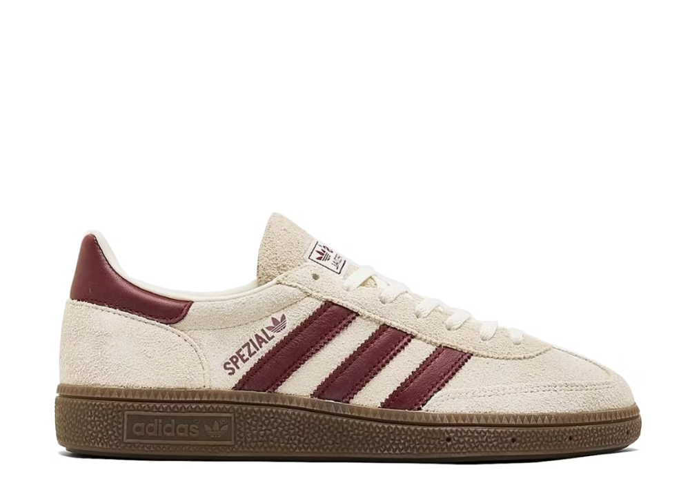 Adidas Handball Spezial Off White Collegiate Burgundy (9864974467399)