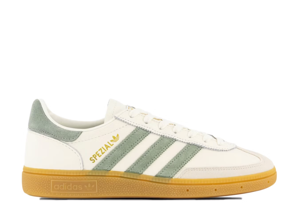 Adidas Handball Spezial Off White Silver Green (9865145090375)