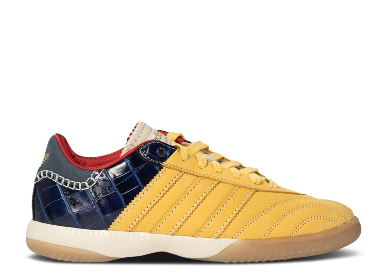 Adidas Samba Millennium Wales Bonner Fade Gold Navy Croc (9864801222983)