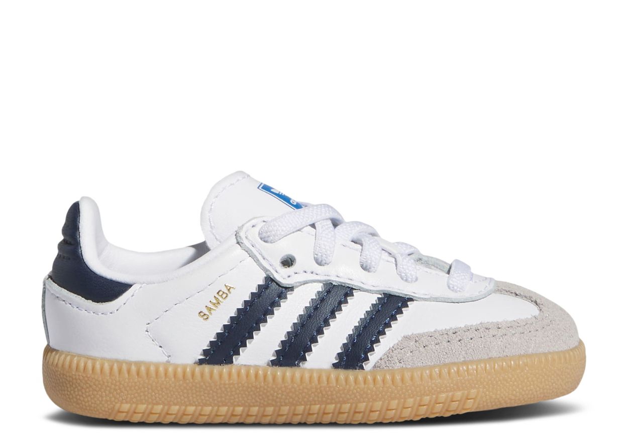 Adidas Samba OG Cloud White Collegiate Navy Gum (TD) (9864840610119)