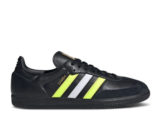 Adidas Samba OG Core Black Solar Yellow (9865006055751)