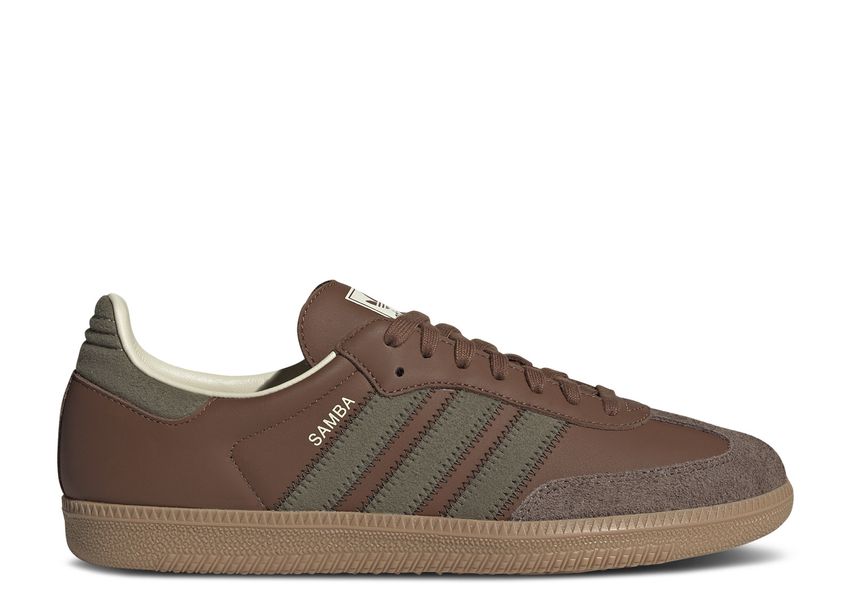 Adidas Samba OG Preloved Brown Olive Strata (9864832778567)