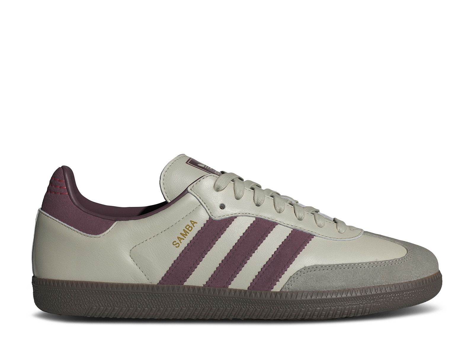 Adidas Samba OG Putty Grey Maroon (9868317950279)