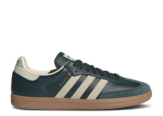 Adidas Samba OG Shadow Green Cream White Gold Metallic (9864832516423)