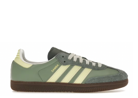 Adidas Samba OG Silver Green Legend Ivy (9864849228103)