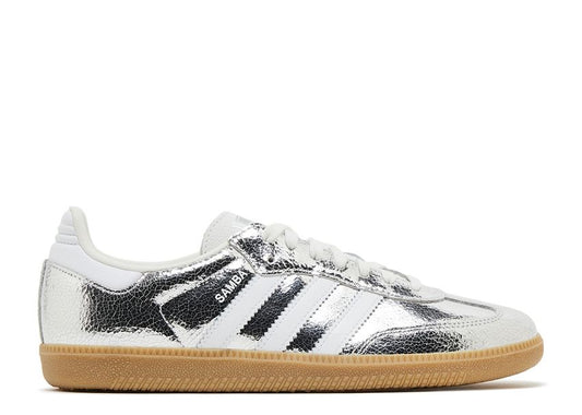 Adidas Samba OG Silver Metallic Cracked Leather (10224156442951)